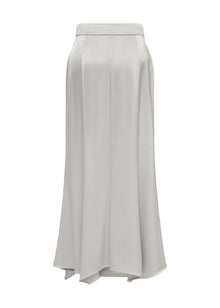 slim midi skirt | Grey