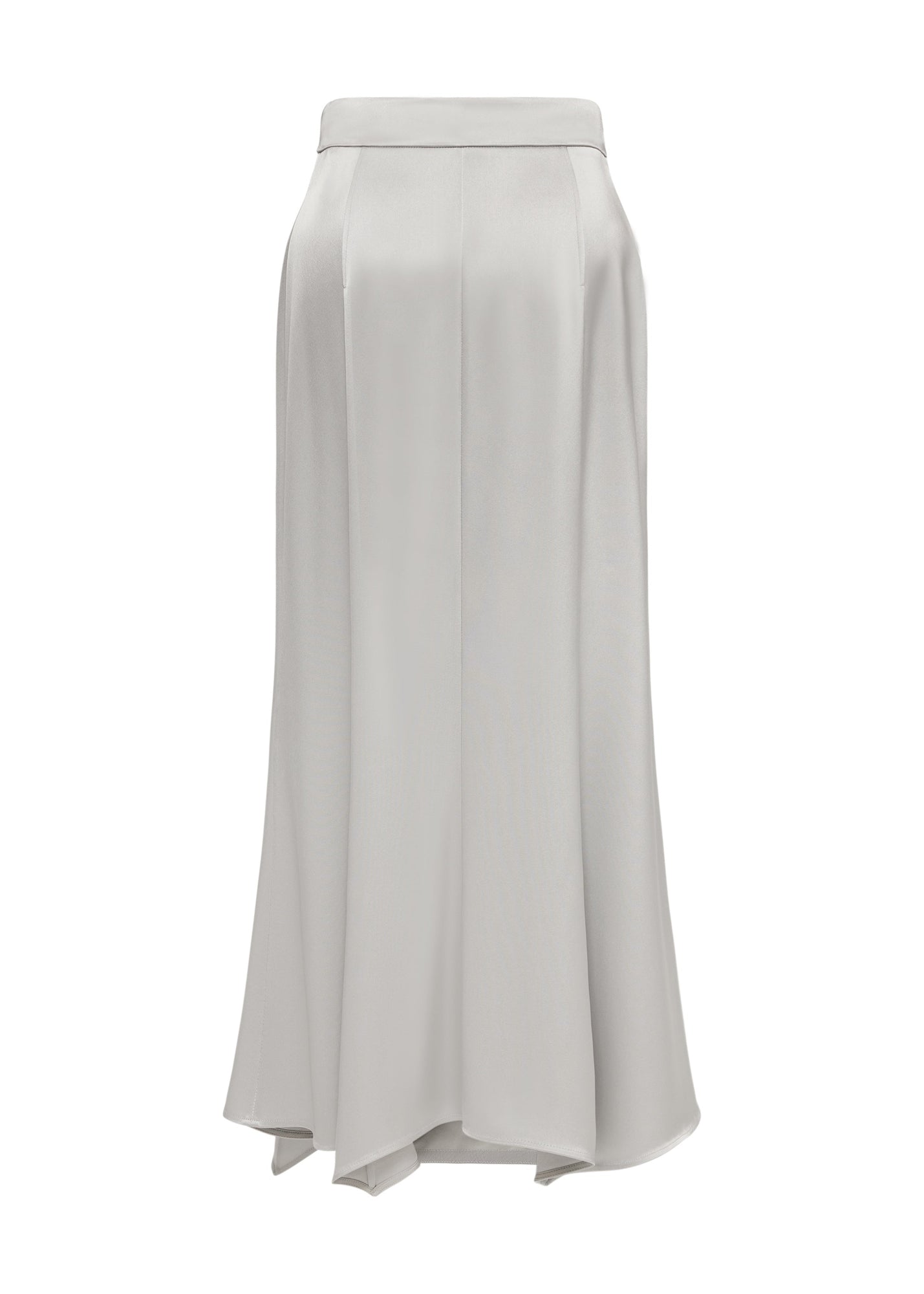 slim midi skirt | Grey
