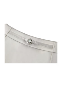 slim midi skirt | Grey