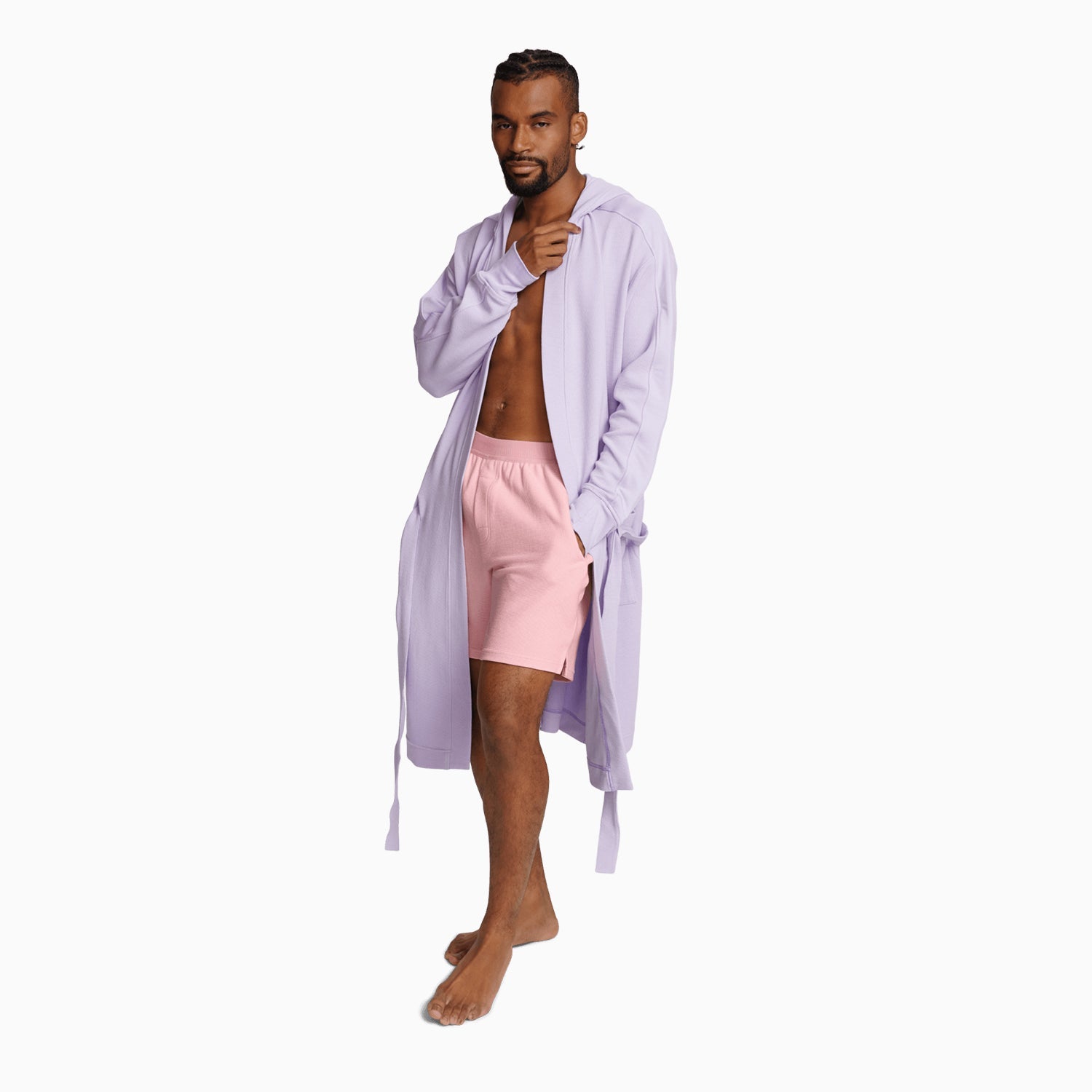 Modal Waffle Spa Short | Flamingo