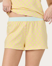 Womens | Suzie Pajama Set - Checkers | Sunkissed