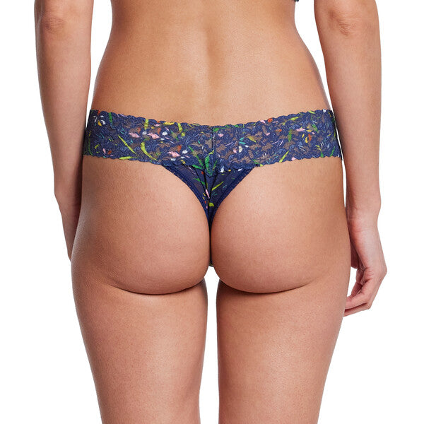 Signature Lace Low Rise Thong | Field Day