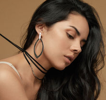 Suede Wrap Choker | Silver